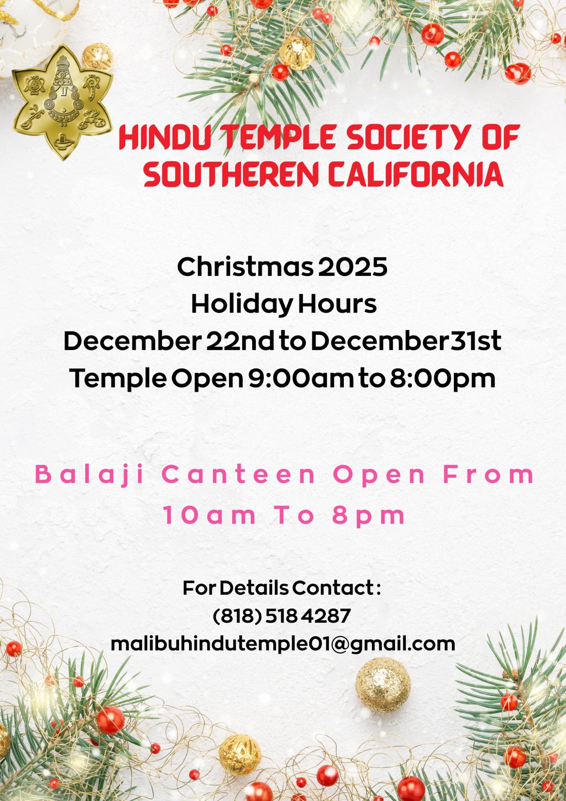 christmas event 22 to 31 dec