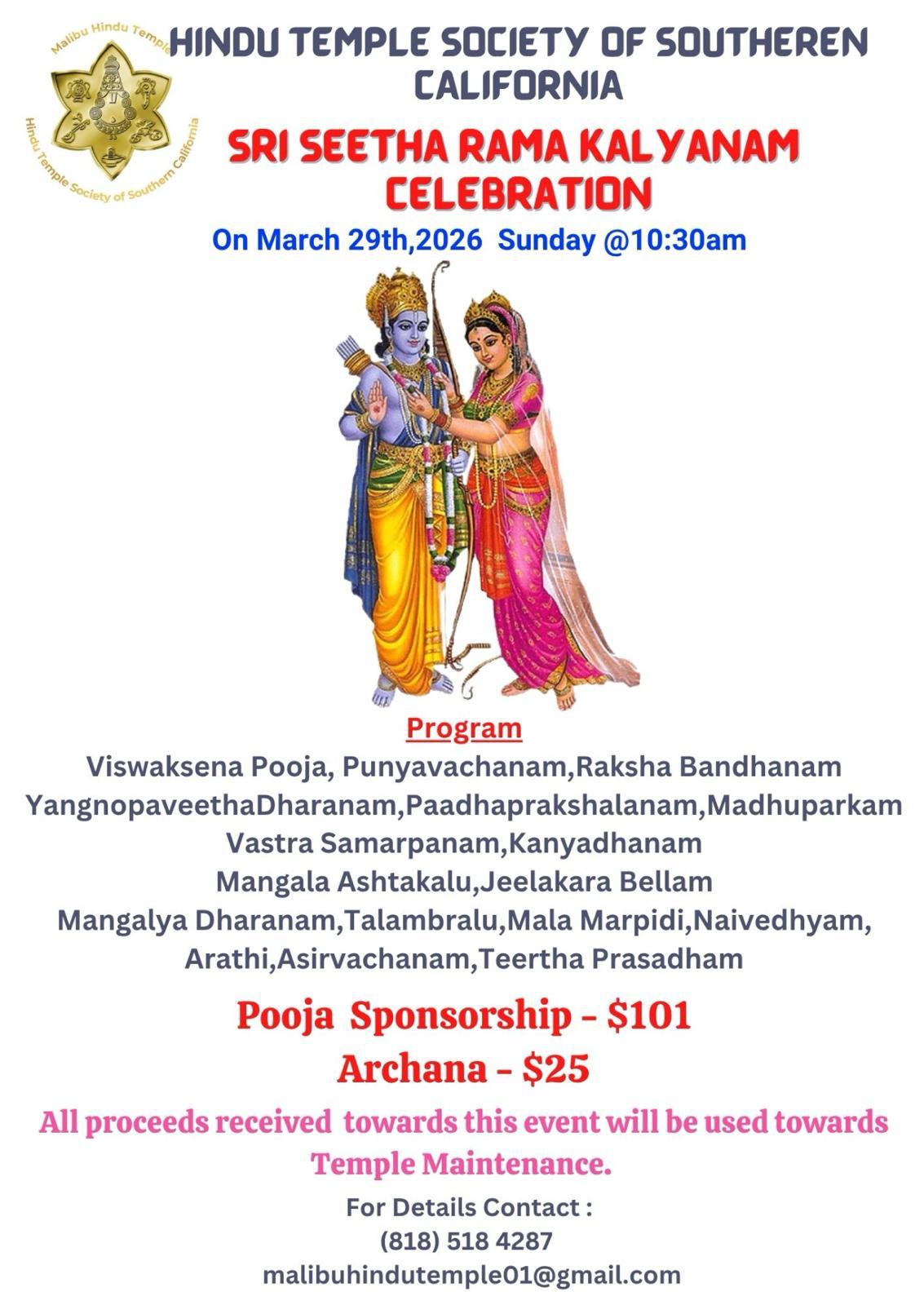 SRI SEETHA RAMA KALYANAM CELEBRATION